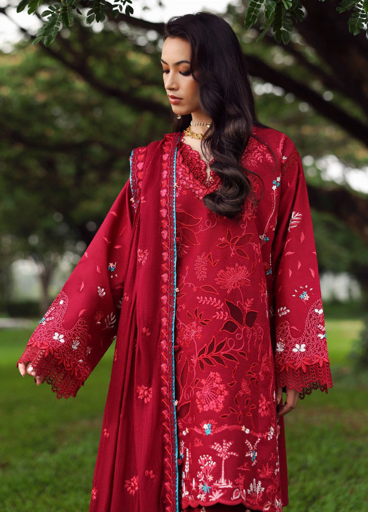 Lilas by Republic WomensWear Unstitched Embroidered Lawn 3 Piece Suit RW26ULL D-8A - Eid Collection