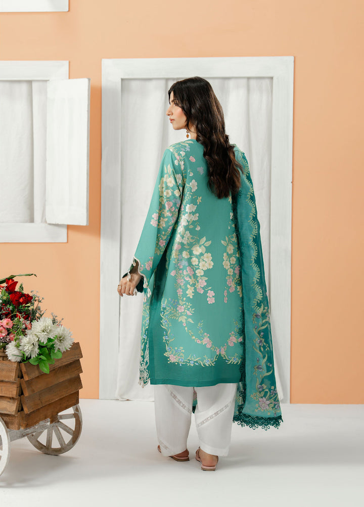 Sundaze by Zarposh Unstitched Printed Lawn 3 Piece Suit ZR26USL LAZULI - Festive Collection