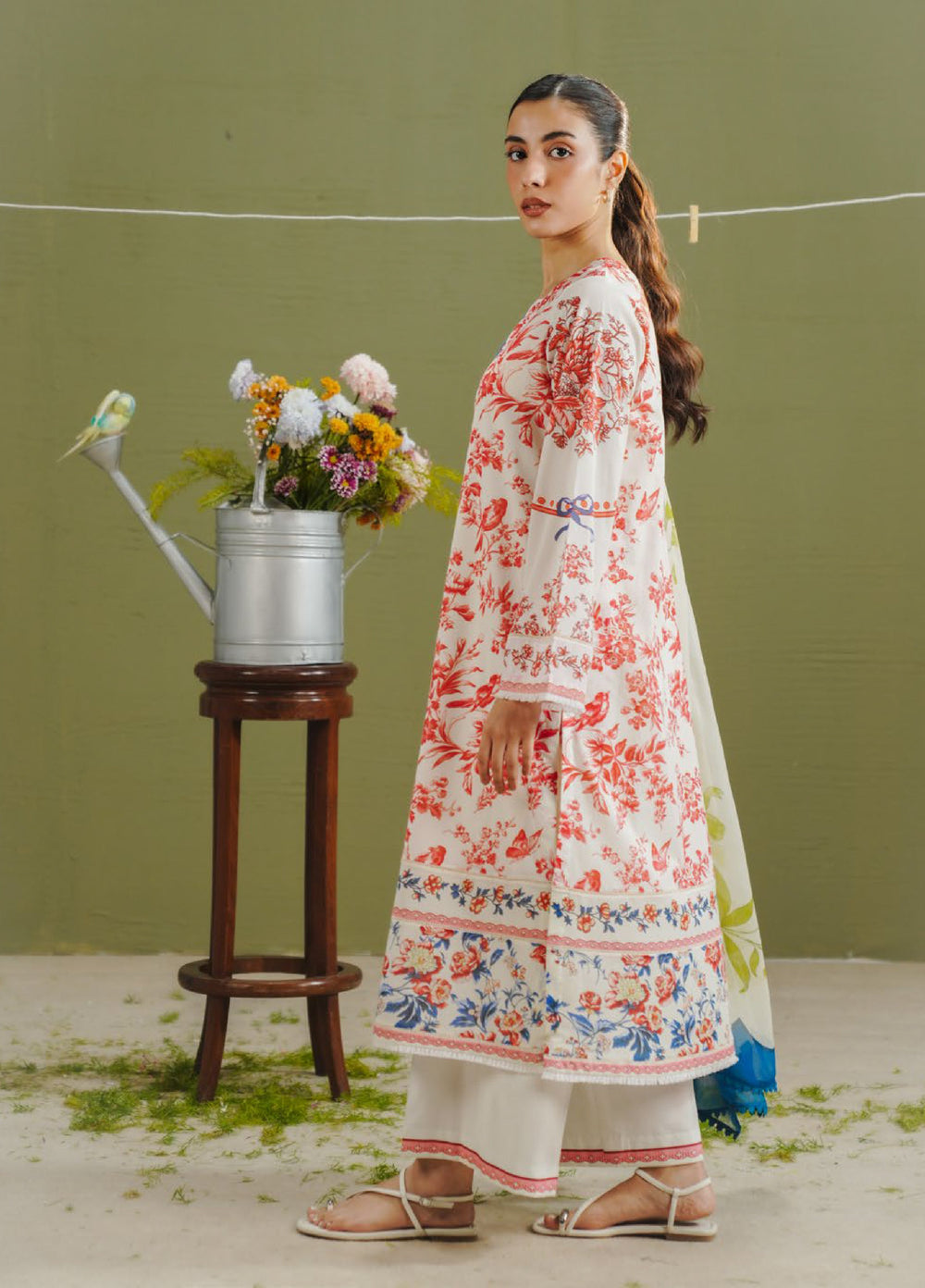 Coco by Zara Shahjahan Unstitched Printed Lawn 3 Piece Suit CZS26PS ZCP-26 04 A - Summer Collection