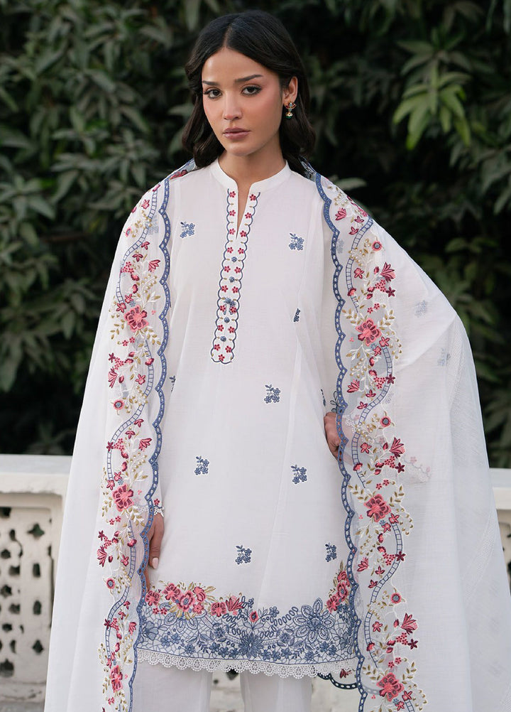 Mahiri by Cross Stitch Unstitched Embroidered Lawn 3 Piece Suit CS26UM D-10 DEW WHISPER - Summer Collection