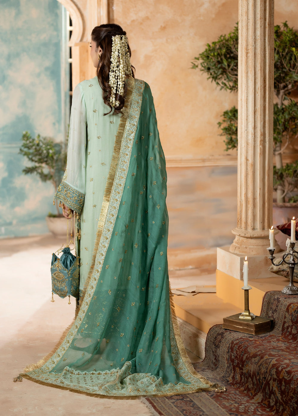 Sara Jahan Women RTW Embroidered Chiffon 3 Piece Suit SJ26RF SJ-1021 - Festive Collection