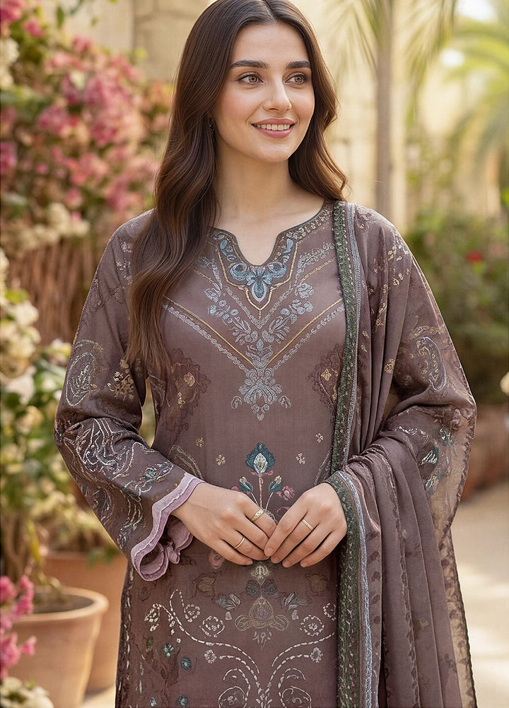 Zync by Florent Unstitched Printed Lawn 3 Piece Suit FL26UZPL FZ-04 - Summer Collection