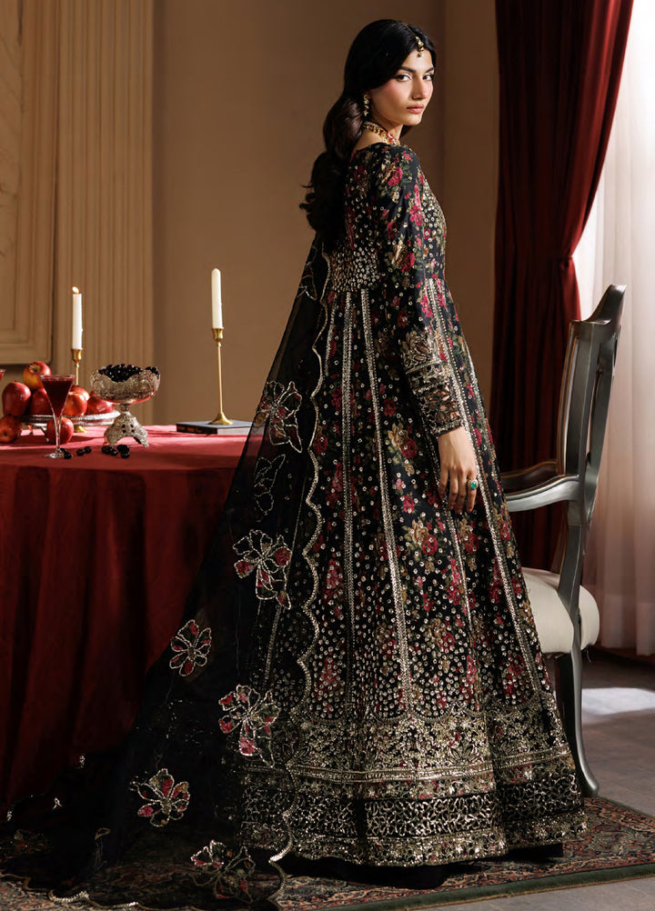 Celeste by Emaan Adeel Unstitched Embroidered Chiffon 3 Piece Suit EA26UCF Ash - Festive Collection