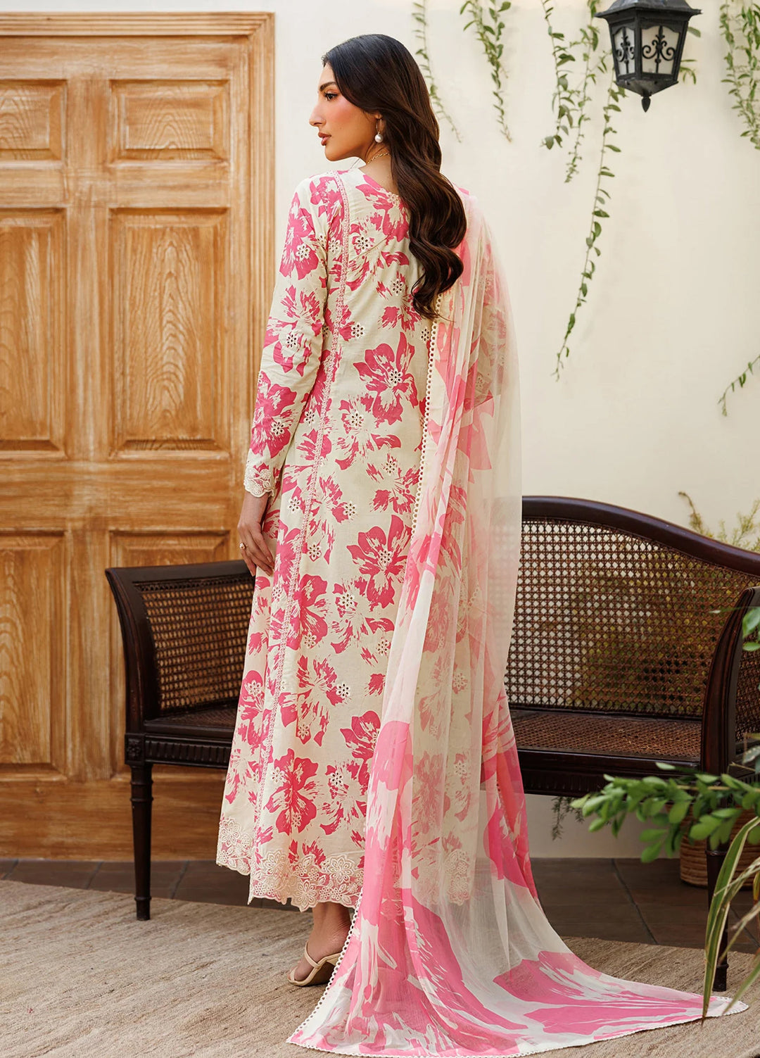 Amani by Zarif RTW Embroidered Lawn 3 Piece Suit ZR26PAL Bitah - Eid Collection