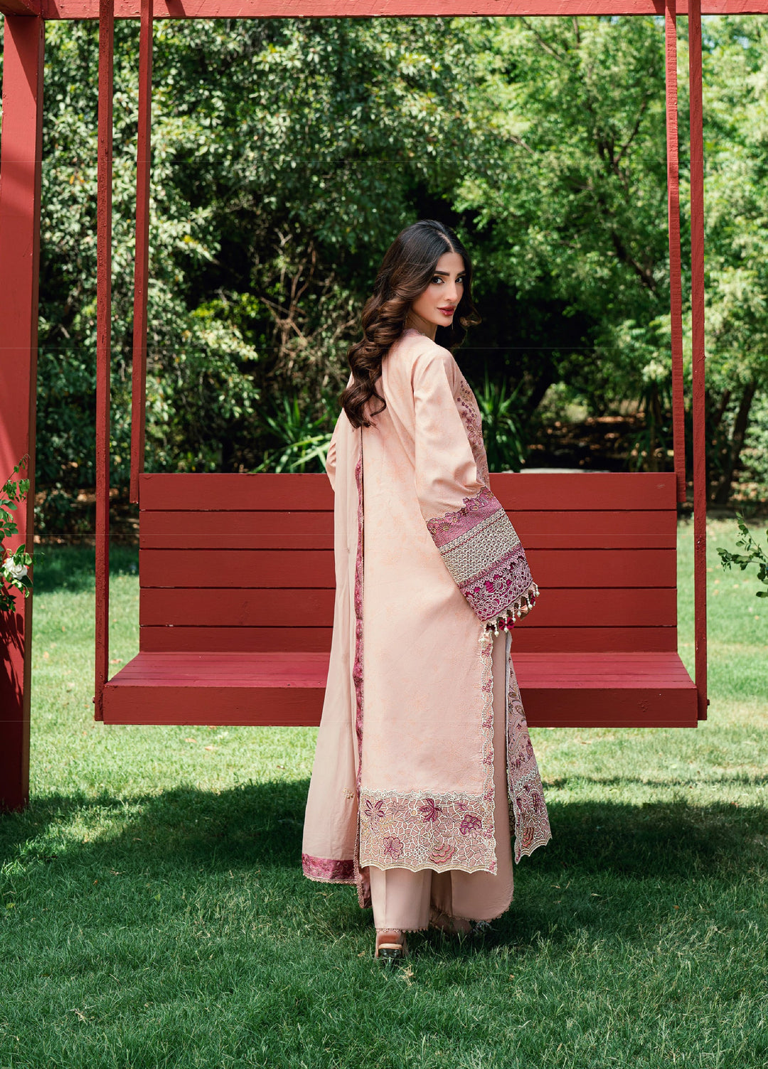 Florent Unstitched Embroidered Lawn 3 Piece Suit FL26ULE FEF-3A - Eid Collection