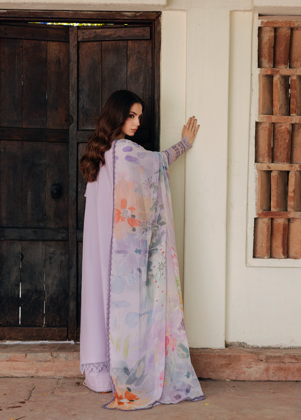 Zync by Florent Unstitched Embroidered Lawn 3 Piece Suit FL26ULZ FZ-2B - Lawn Collection