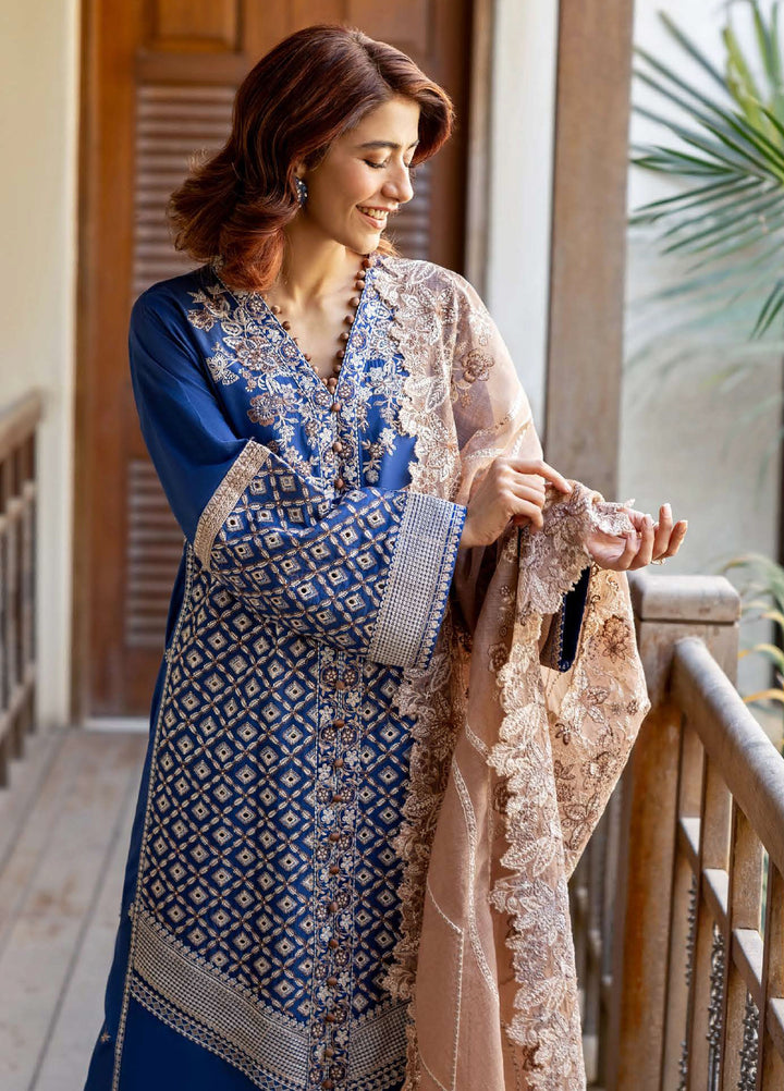 Astoria by Mushq Unstitched Embroidered Lawn 3 Piece Suit MQ26UAL 302-Zenith - Festive Collection