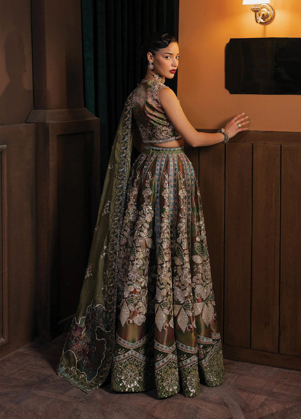 Hayat by Afrozeh Unstitched Zari Embroidered Suits 3 Piece AF25HU AFH-25-10 MAHSIL - Festive Collection