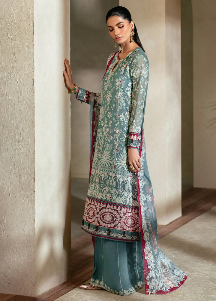Xenia Formal Luxury Unstitched Embroidered Chiffon Suits 3 Piece XE25FL D-09 Elysia - Formals Collection