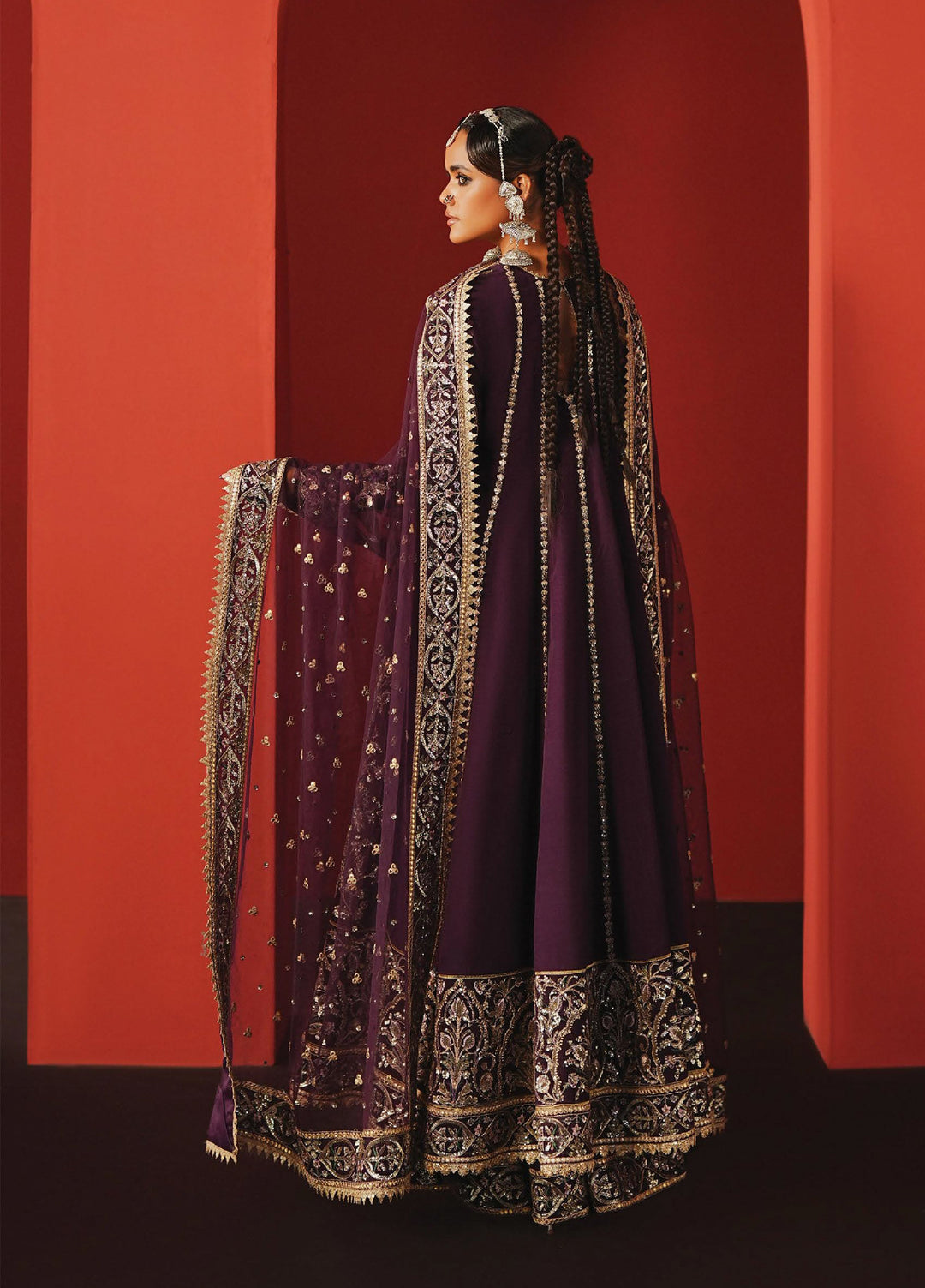 Divani by Afrozeh Unstitched Raw Silk Embroidered 3 Piece Suits AF25DS AS-25-10 Samarqand - Festive Collection