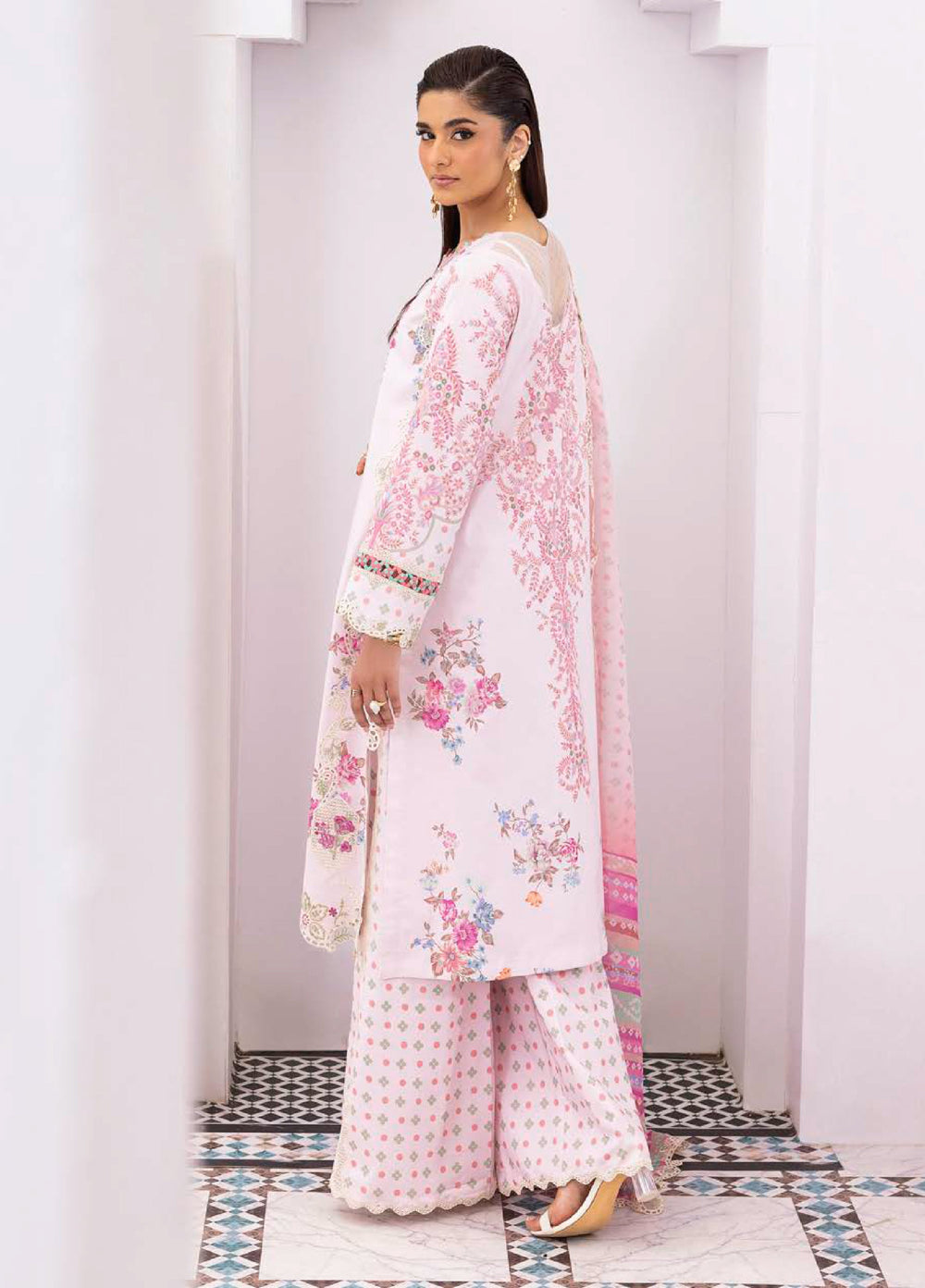 Rang e Bahar by Charizma Unstitched Embroidered Lawn 3 Piece Suit CHR26ULR CRB6-24 - Summer Collection