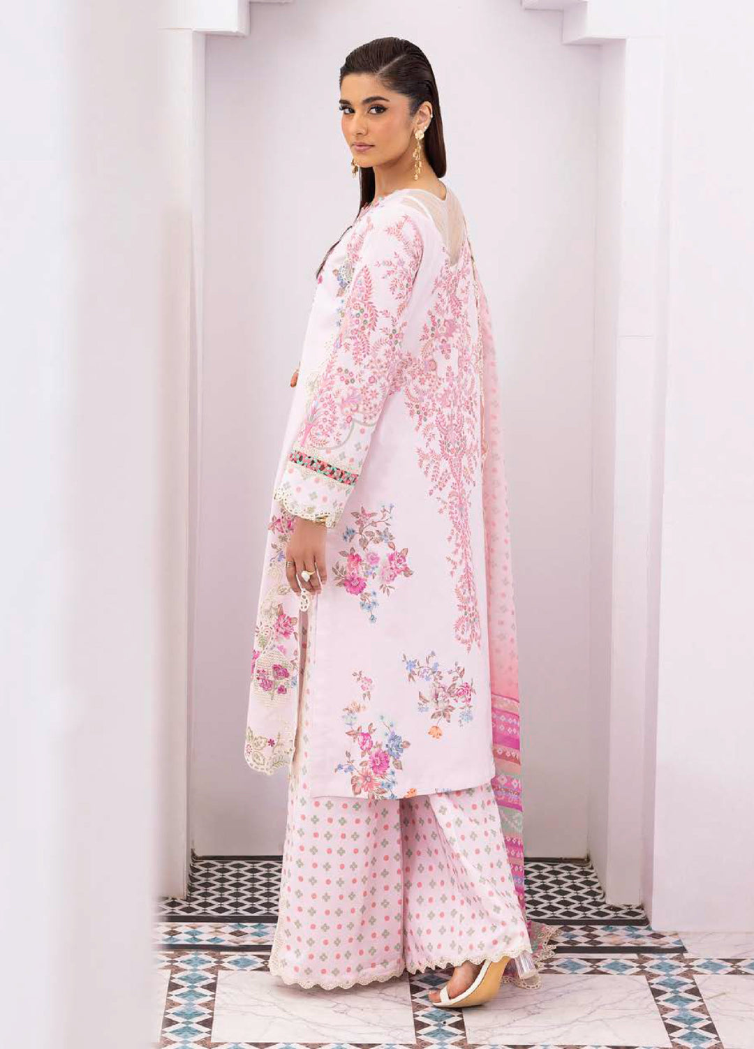 Rang e Bahar by Charizma Unstitched Embroidered Lawn 3 Piece Suit CHR26ULR CRB6-24 - Summer Collection