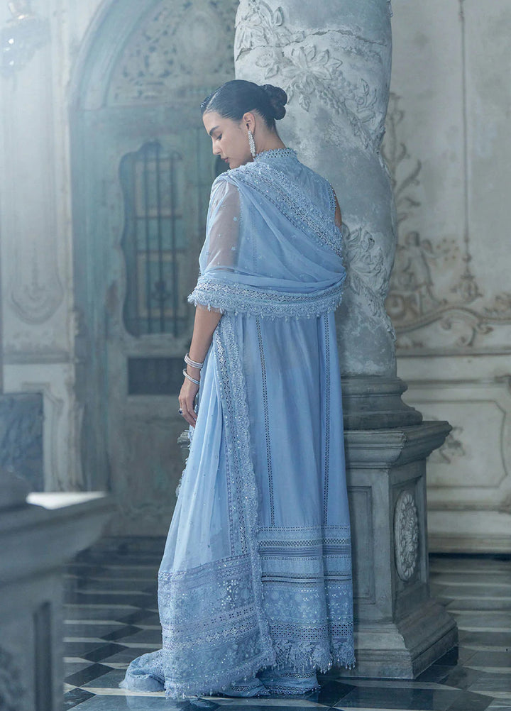 Minor Defect - Sobia Nazir Unstitched Embroidered Luxury Lawn 3 Piece Suit SN26ULE D-02 B - Eid Collection