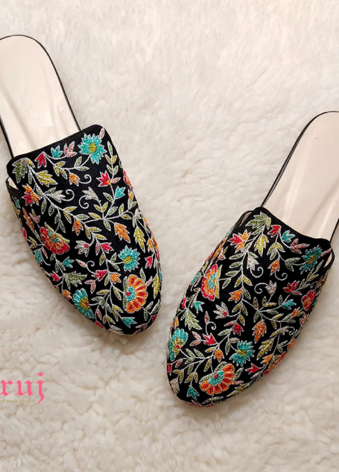 Zuruj Festive Style  Mules  ML-116-B