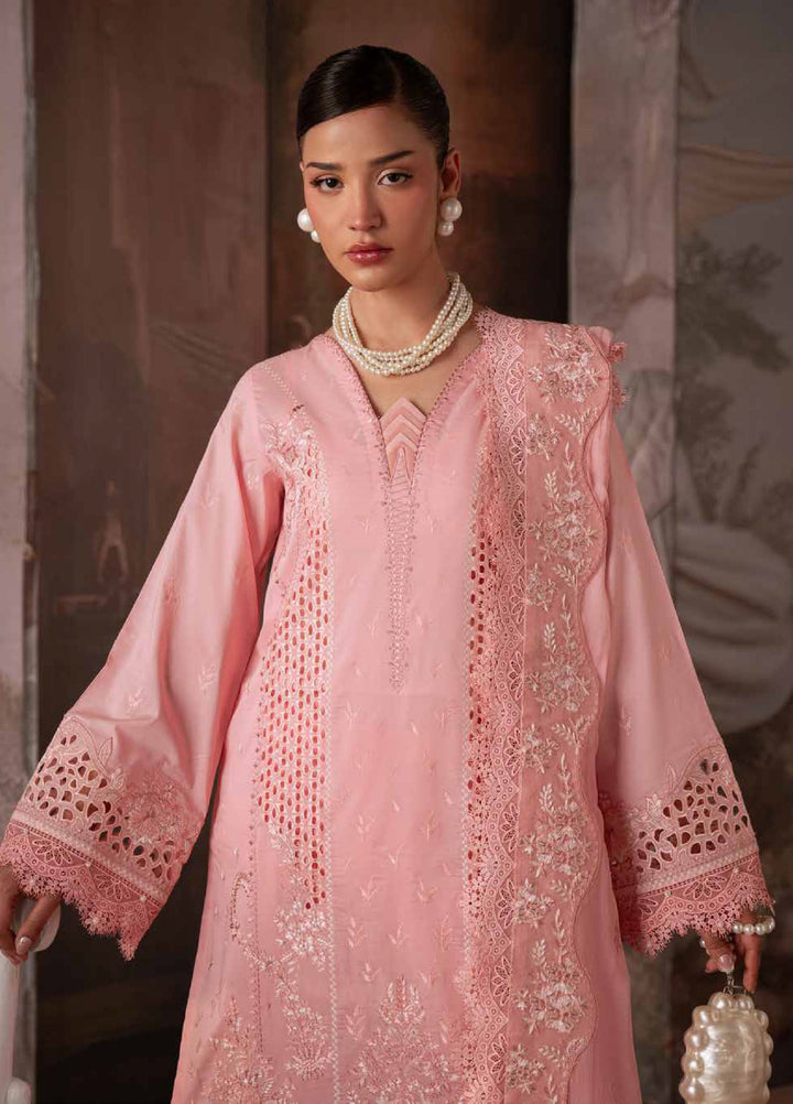 Feya by Nureh Unstitched Embroidered Lawn 3 Piece Suit NU26ULF FE-22 - Eid Collection