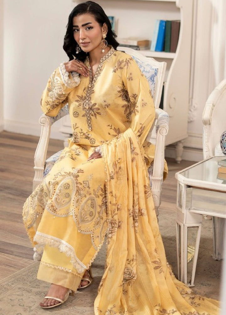 Applique Kari by Al Zohaib Unstitched Embroidered Lawn 3 Piece Suit AZ26AVII D-05 - Summer Collection