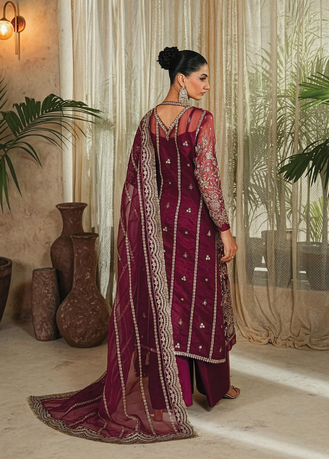 Azira by Gulaal Unstitched Luxury Embroidered Organza 3 piece GL25AF LFU-06 Amisra - Formals Collection