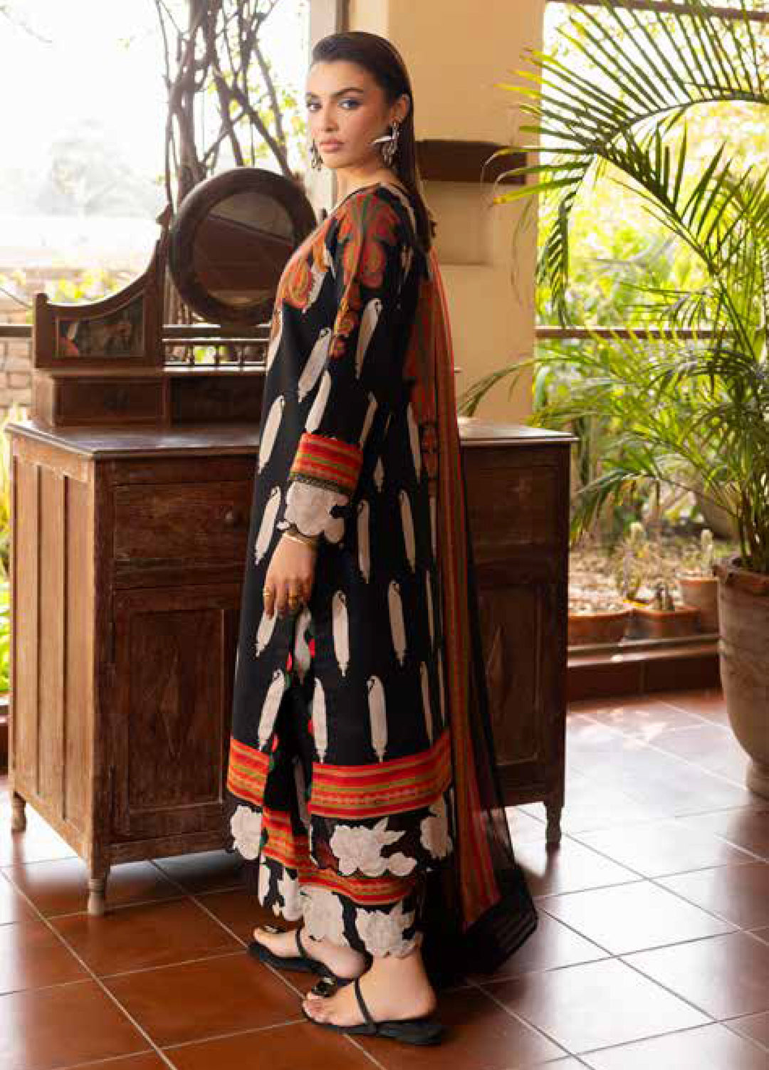 C Prints by Charizma Unstitched Printed Lawn 3 Piece Suit CHR26UCP CP6-04 - Summer Collection