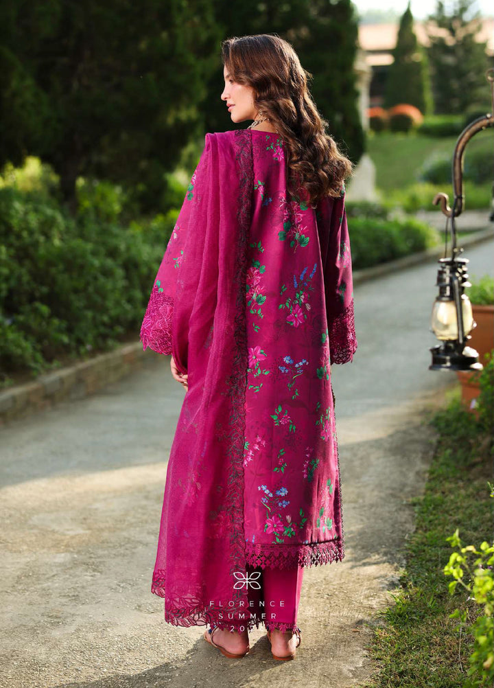 Florence by Rang Rasiya Unstitched Embroidered Lawn 3 Piece Suit RR26UFL Mahra - Summer Collection