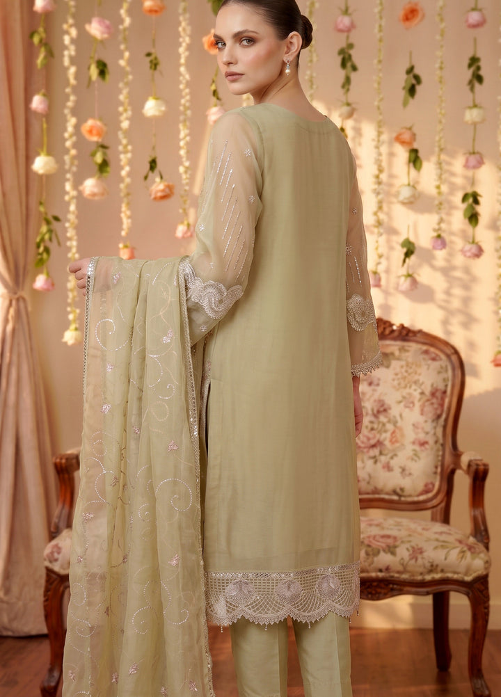 Anaya Noor by Zebtan Unstitched Embroidered Chiffon 3 Piece Suit ZB26UAC AN 10 - Festive Collection