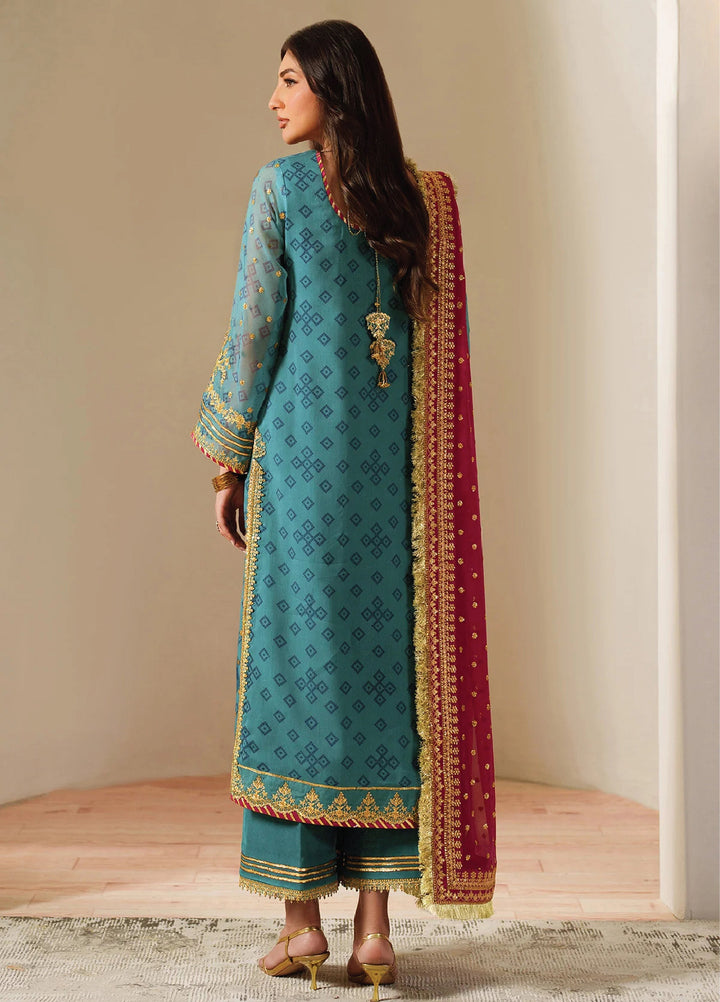 Alizeh Fashion Unstitched Embroidered Chiffon 3 Piece Suit AF26UCF AF-CH-2192-Elaira - Festive Collection