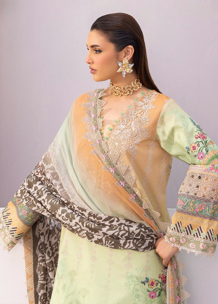 Rang e Bahar by Charizma Unstitched Embroidered Lawn 3 Piece Suit CHR26ULR CRB6-22 - Summer Collection