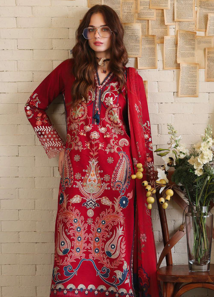 The Secret Garden by Mushq Unstitched Embroidered Lawn 3 Piece Suit MU26USG Luma Bloom HUNSS260402 - Festive Collection
