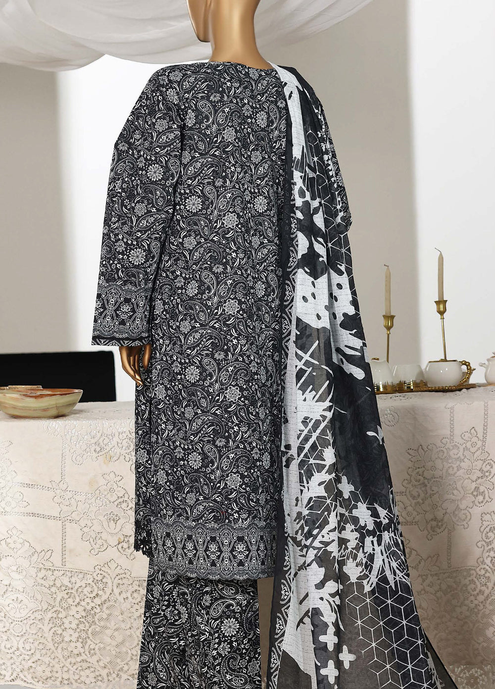 Guldozi by HZ Textiles RTW Embroidered Lawn 3 Piece Suit CPE-3P-023 - Summer Collection