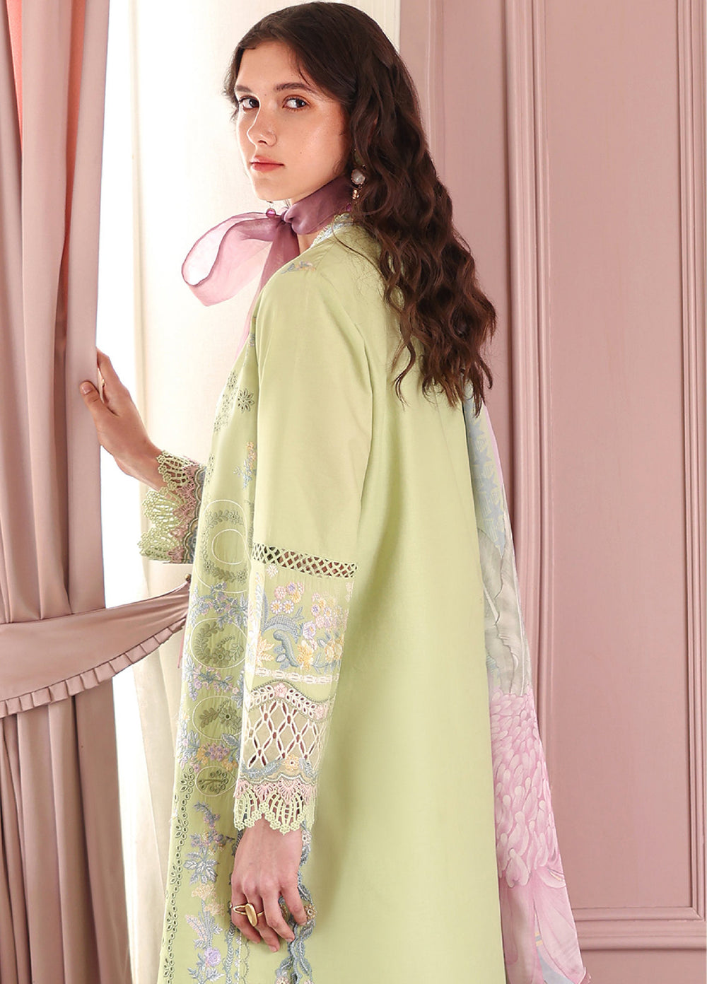 Belle Saison by Esmel Unstitched Embroidered Lawn 3 Piece Suit EML26ULB Eglea EUNSS260206 - Festive Collection