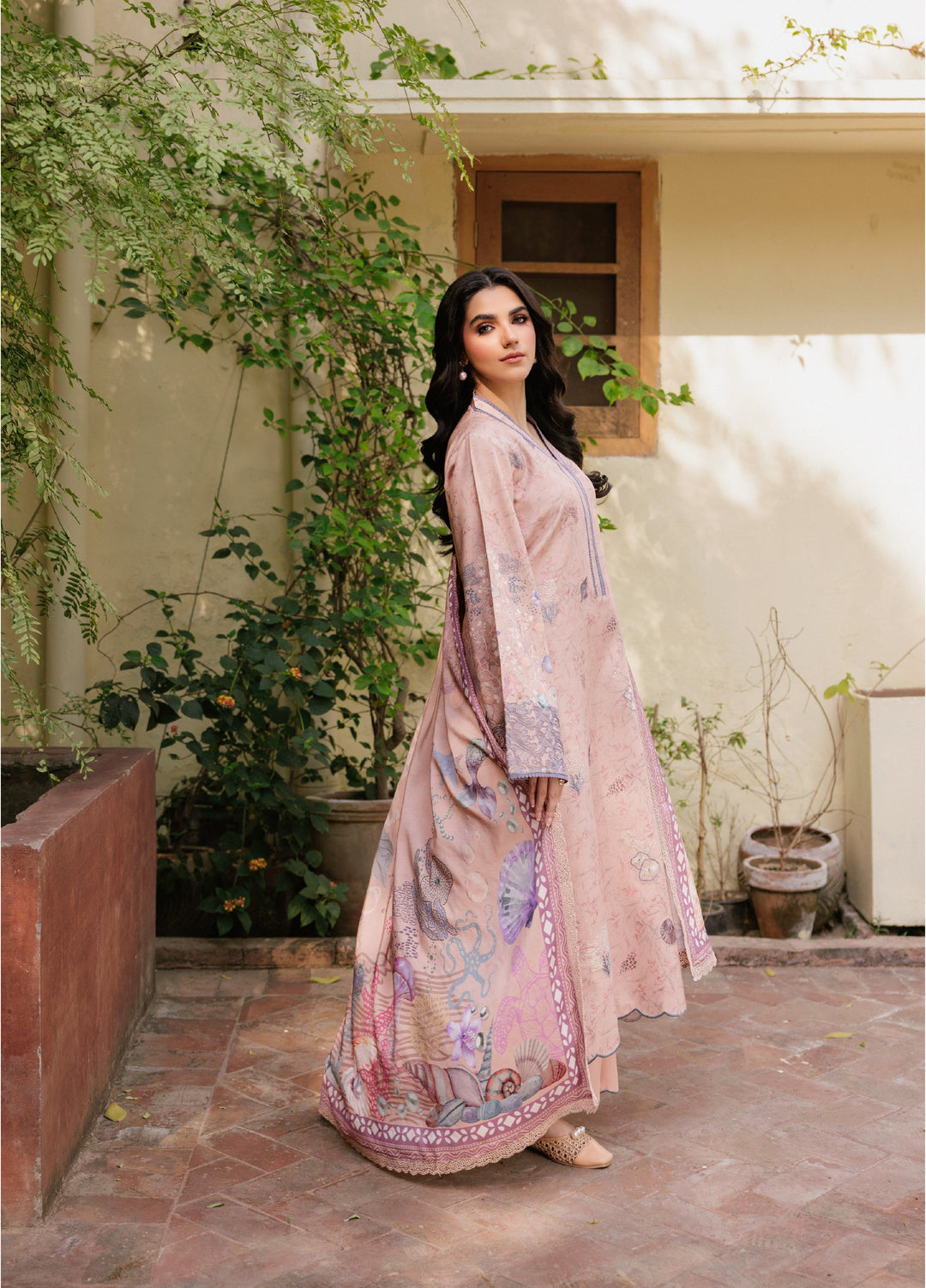 Zync by Florent Whispers Unstitched Embroidered Modal 3 Piece FL25WW FL-4A - Winter Collection