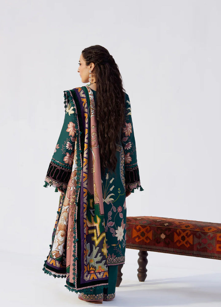 Saira Rizwan Unstitched Khaddar Embroidered Suits 3 Piece SR25UW D-06 Sereneh - Winter Collection