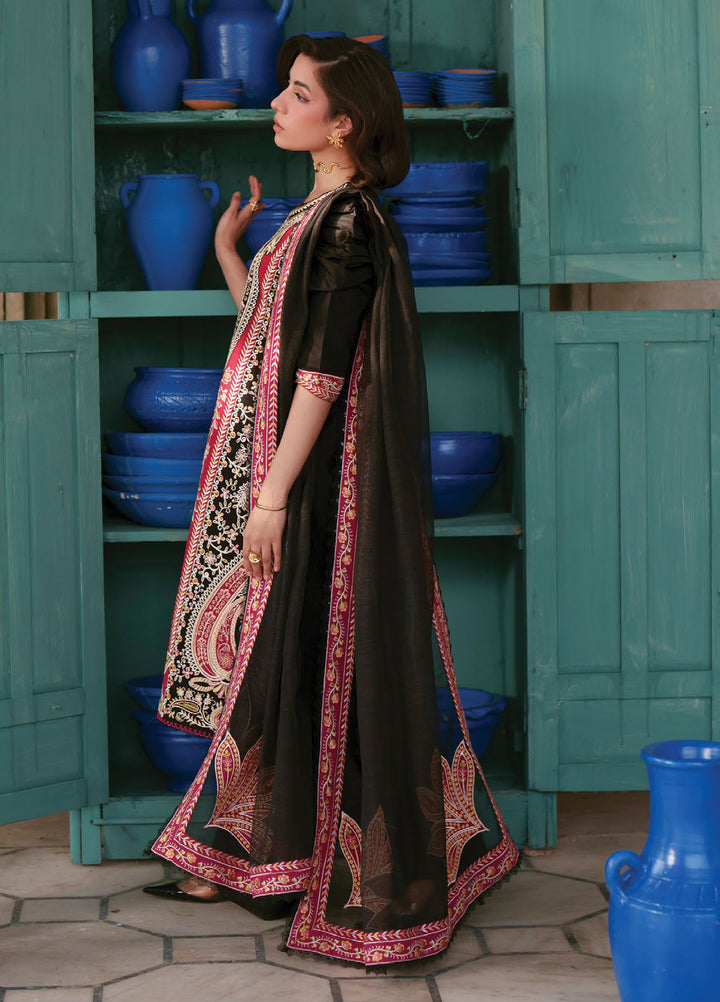 Nilofer by Mahnur Unstitched Embroidered Luxury Lawn 3 Piece Suit MN26ULN N-12 - Summer Collection
