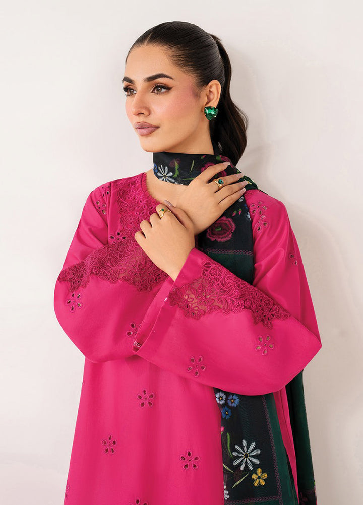 Le'essence by Xenia Formals Unstitched Embroidered Lawn 3 Piece Suit XE26UL D-05 Crizma - Summer Collection