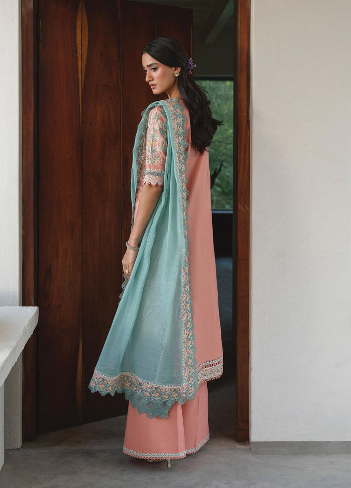 Whisper by Ayzel Unstitched Embroidered Lawn 3 Piece Suit AAF26ULW Dove ZWU-0134-3PO - Eid Collection