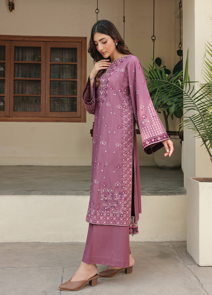 Xenia Unstitched Slub Khaddar Unstitched Embroidered Suits 3 Piece XE25SK D-04 Sofeea- Winter Collection