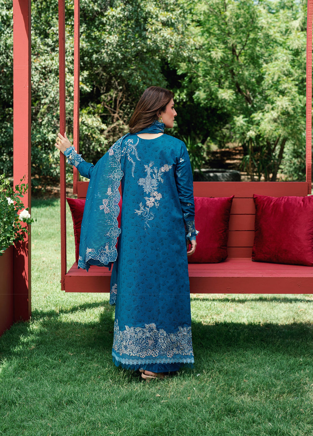 Florent Unstitched  Embroidered Lawn 3 Piece Suit FL26ULE FEF-2A - Eid Collection