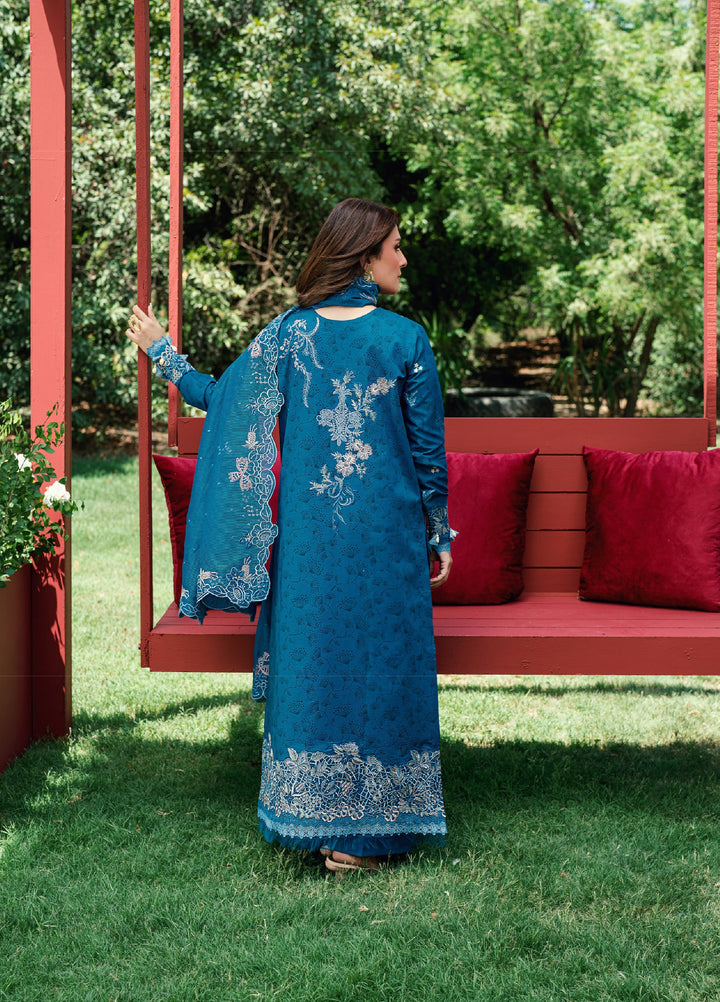 Florent Unstitched  Embroidered Lawn 3 Piece Suit FL26ULE FEF-2A - Eid Collection