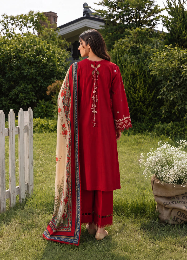 Zellbury Unstitched Embroidered Cotton 3 Piece Suit ZB26UCC WUC26E34062 - Casual Collection
