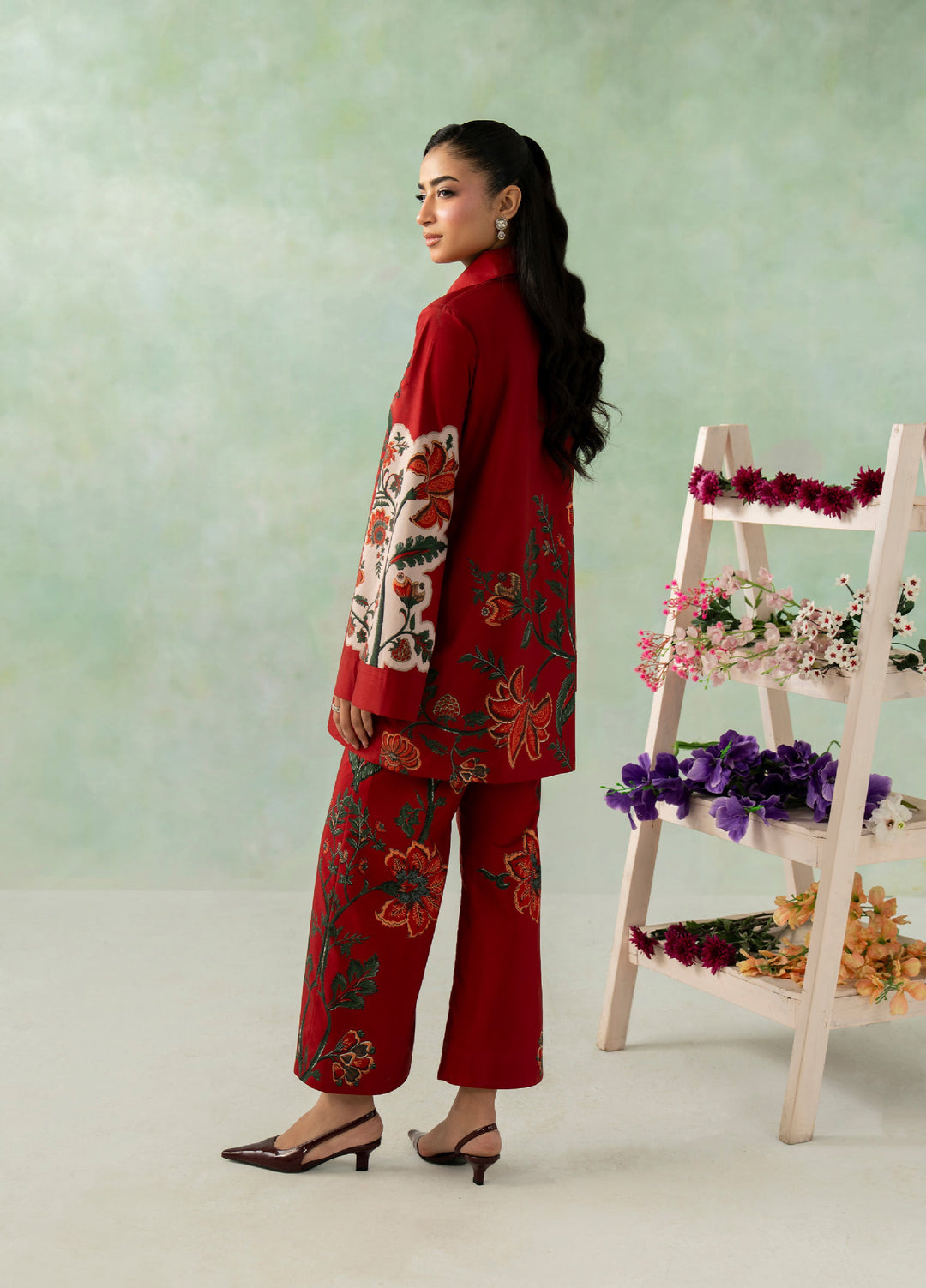 Folds by Zarposh RTW Printed Crepe 2 Piece Suit ZR26PF VEIRA - Casual Collection