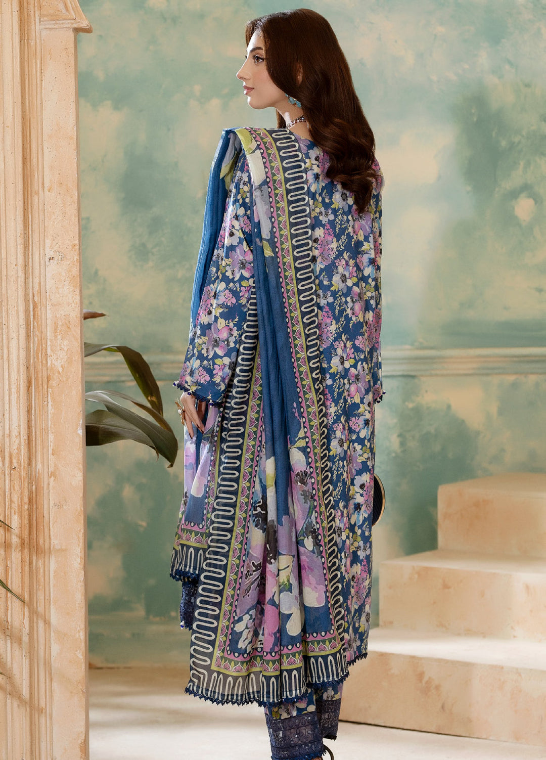 Salina by Regalia Textiles Unstitched Embroidered Lawn 3 Piece Suit RG26USVII D-6 - Summer Collection