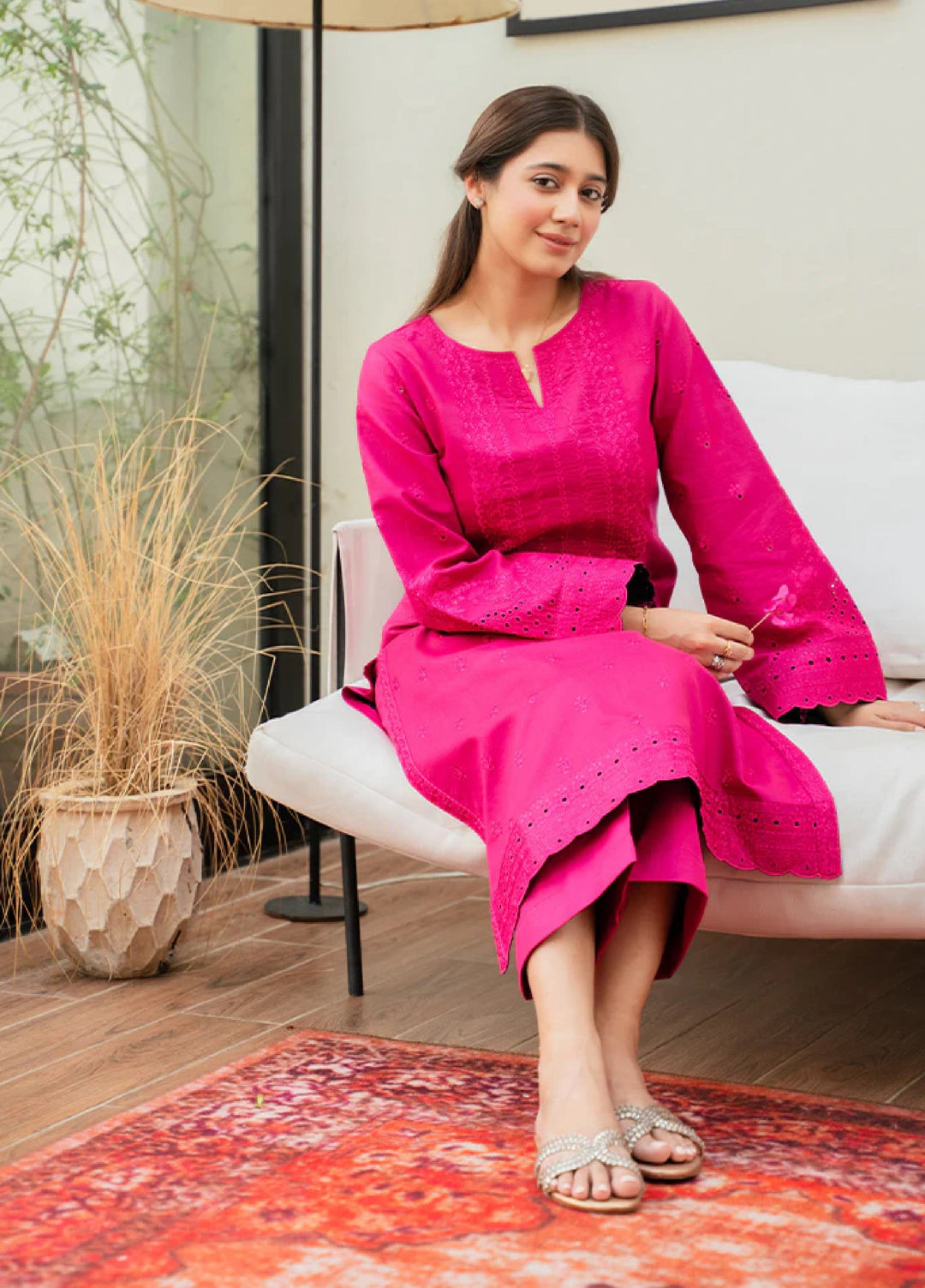 Basics by Gulaal Pret Embroidered Lawn 2 Piece DW-01 Floria - Summer Collection