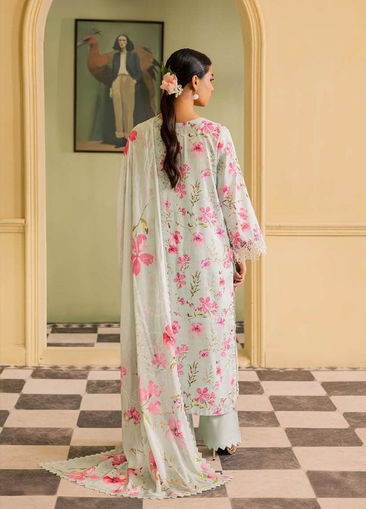 Daria by Riaz Arts Unstitched Embroidered Lawn 3 Piece Suit DA26UCT DA-65 - Summer Collection