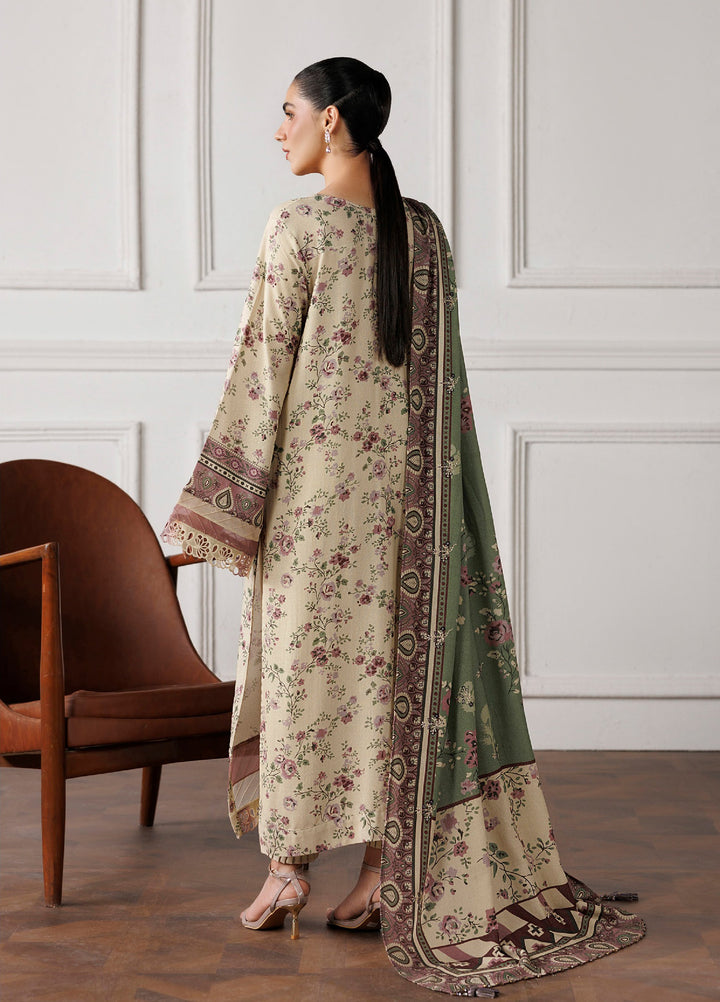 Kaya by Daria Unstitched Embroidered Karandi 3 Piece Suit DN26UKK DA-124 - Casual Collection