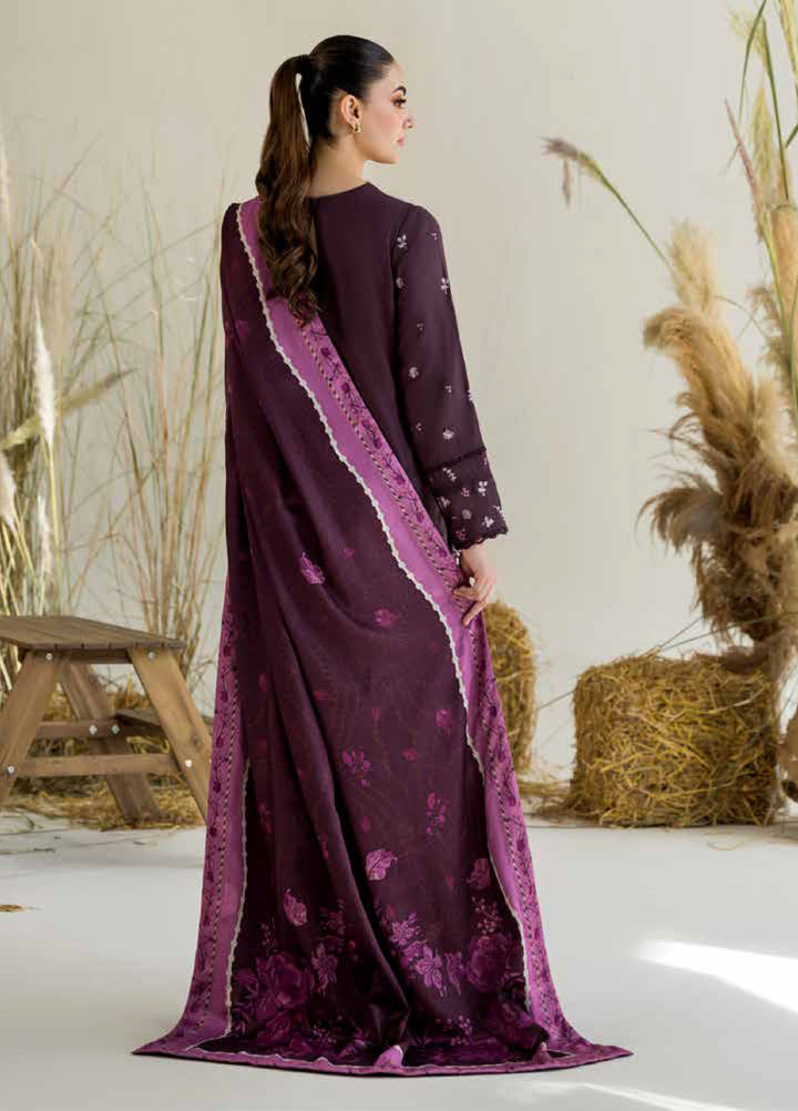 Sobia Nazir Winter Embroidered Karandi Suits 3 Piece SN25WU D-02 B - Winter Collection