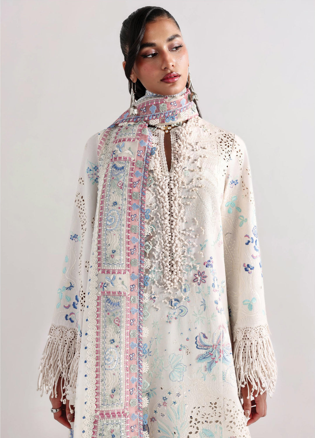 Suffuse Unstitched Embroidered Lawn 3 Piece Suit SSY26ULE Veluna - Eid Collection