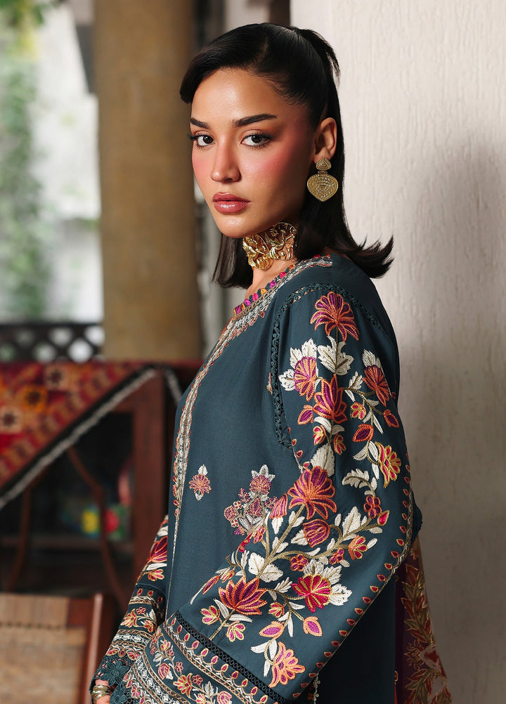 Lumina by Bin Ilyas Unstitched Embroidered Lawn 3 Piece Suit BI26UL L7 4A - Summer Collection