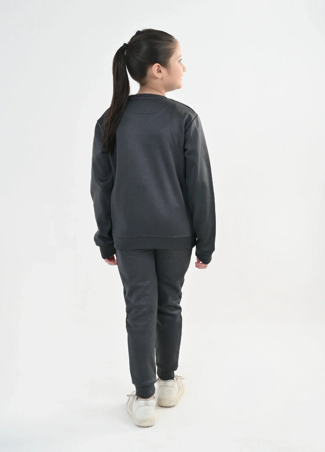 IQ Exclusive Kids Track Suit Fleece 2 PieceGrey Comfort Sweatshirt Tracksuit-Unisex Kids - Winter Collection
