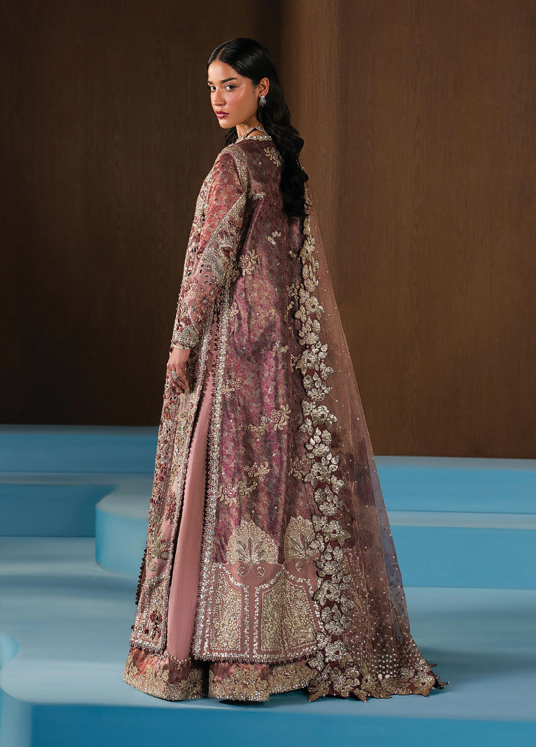 Hayat by Afrozeh Unstitched Zari Embroidered Suits 3 Piece AF25HU AFH-25-09 ZARHEL - Festive Collection