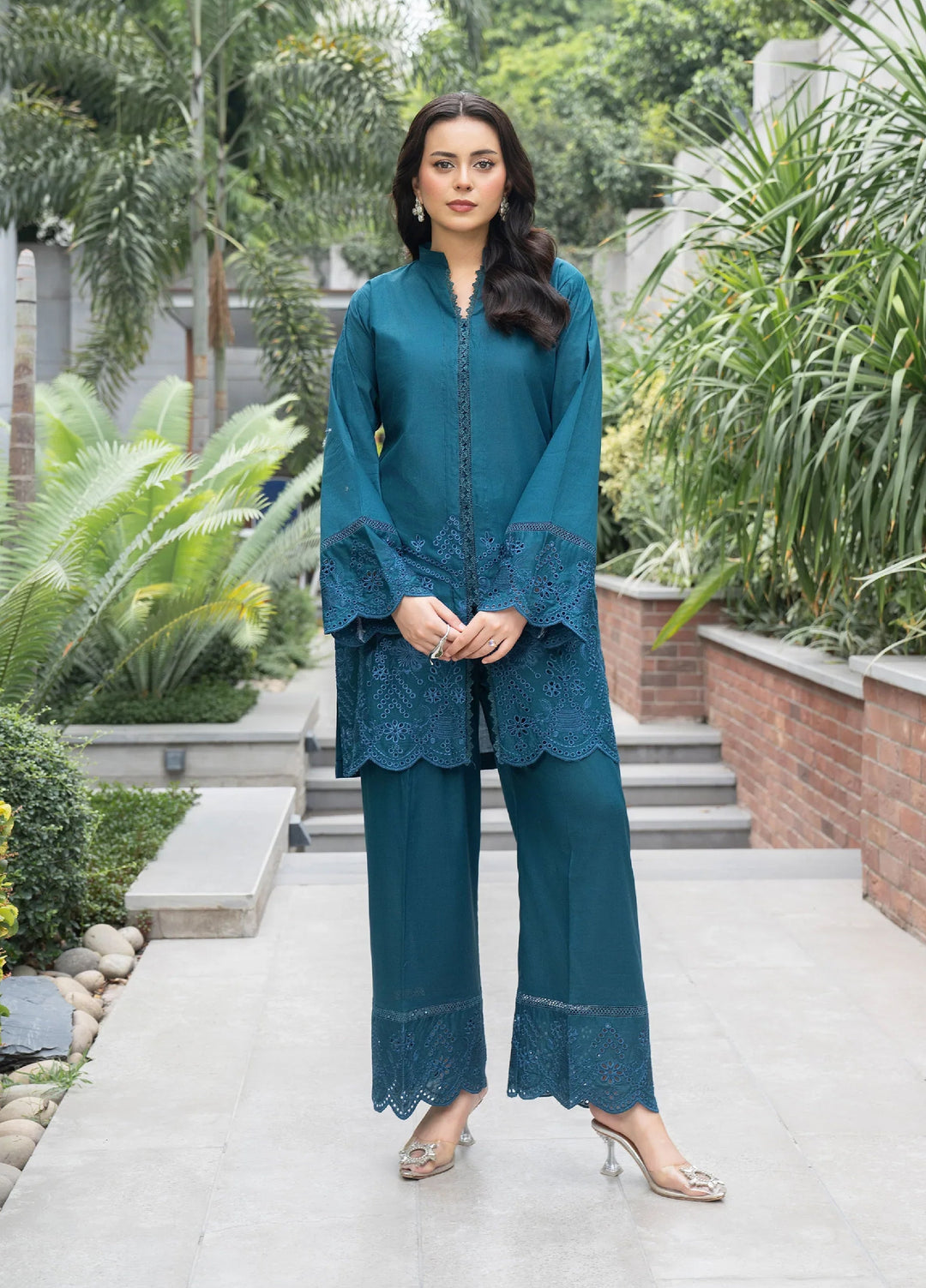 Solid Story by Panache Pret Solids Lawn 2 Piece Serene Mist