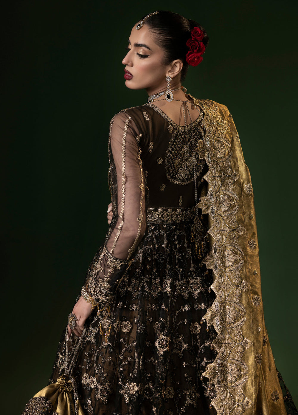 Sara Jahan Women RTW Embroidered Net 3 Piece Suit SJ26RF NA-06 - Festive Collection